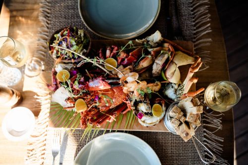 Fiji private Island Dining