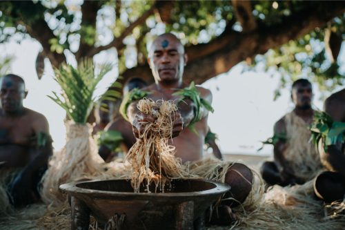 kava ceremony in Fiji