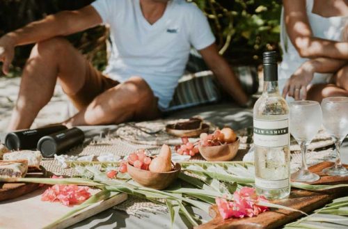 Private dining beach picnic